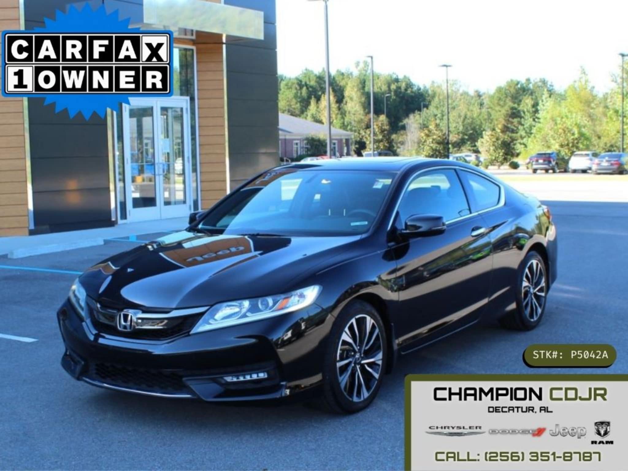 Used 2017 Honda Accord EX-L with VIN 1HGCT1B8XHA007784 for sale in Decatur, AL