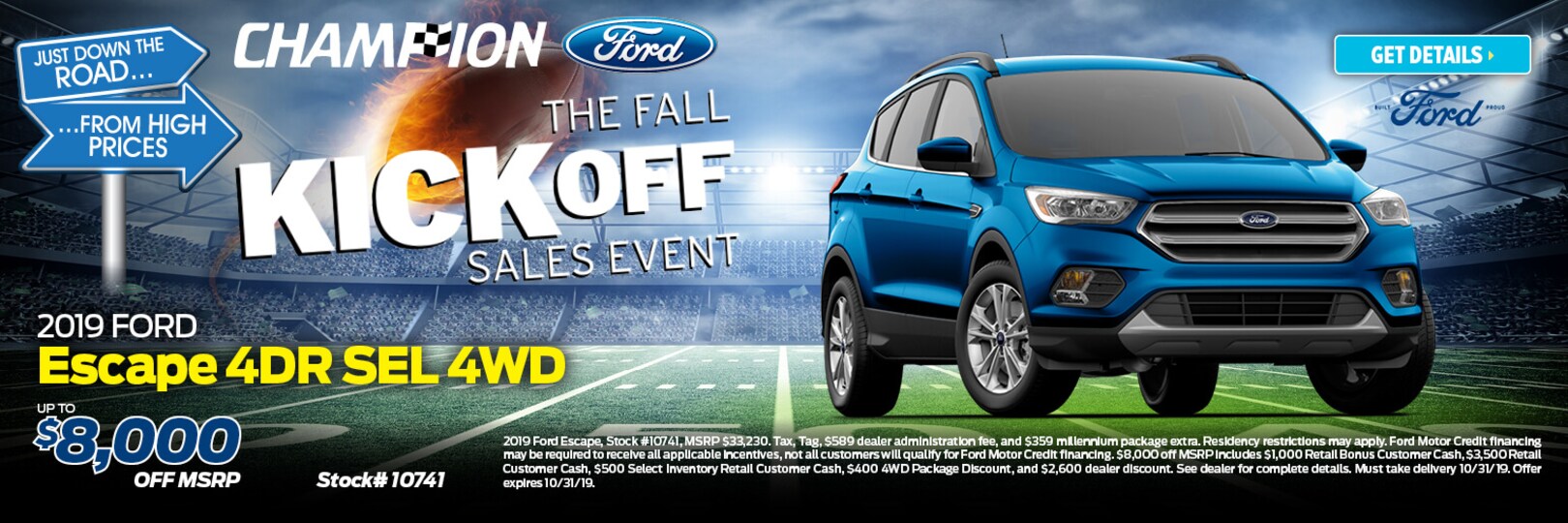 Champion Ford Lincoln Inc. Ford Dealership in Rockingham NC