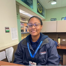 Staff member Tyajah Cooper from 0d5ea59a27ce