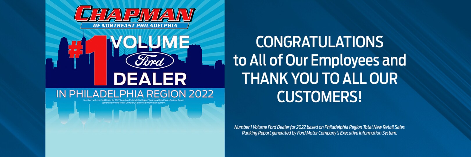 Chapman Northeast Philadelphia, PA New Ford Dealership in