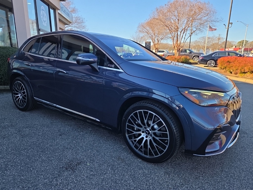 Certified 2024 Mercedes-Benz EQE SUV Base with VIN 4JGGM5DB3RA040281 for sale in Virginia Beach, VA