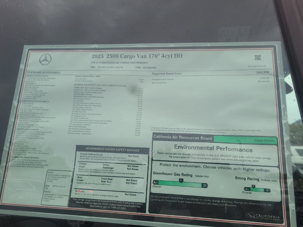 2025 Mercedes-Benz Sprinter Cargo Van Base - Photo 32