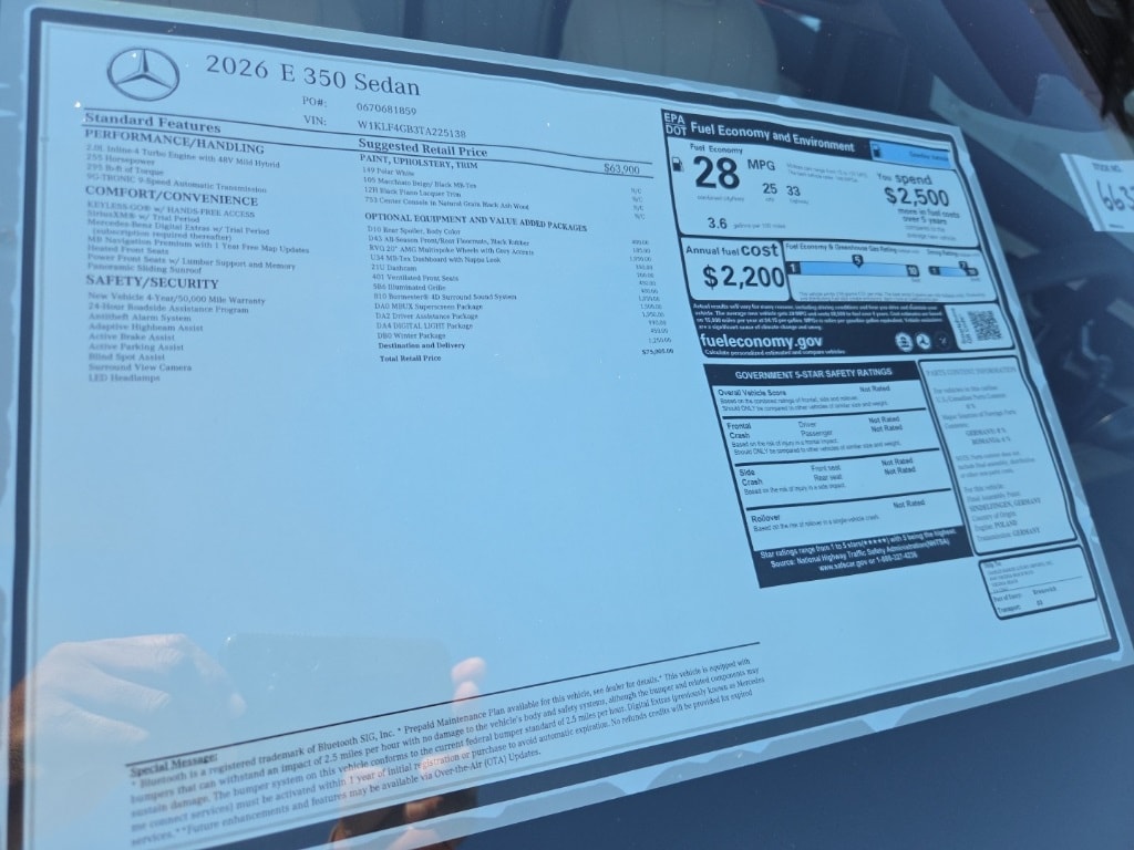 2026 Mercedes-Benz E-Class E350 - Photo 35