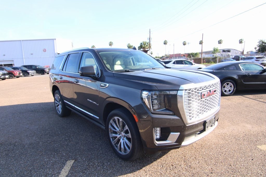 Used 2021 GMC Yukon Denali with VIN 1GKS1DKL7MR321186 for sale in Mcallen, TX