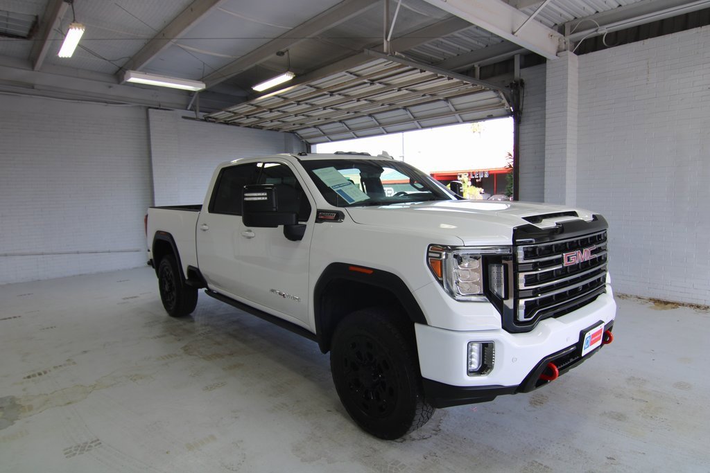 Used 2021 GMC Sierra 2500HD AT4 with VIN 1GT49PEYXMF229240 for sale in Mcallen, TX