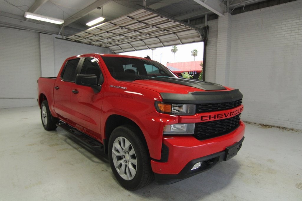 Used 2021 Chevrolet Silverado 1500 Custom with VIN 3GCPWBEK5MG471615 for sale in Mcallen, TX