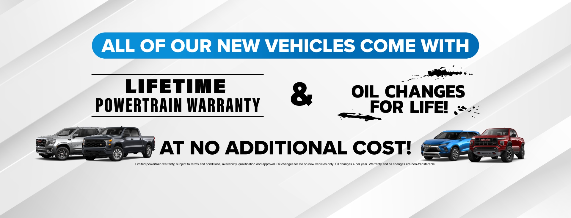 Nana's Lifetime Warranty and Oil Changes for Life