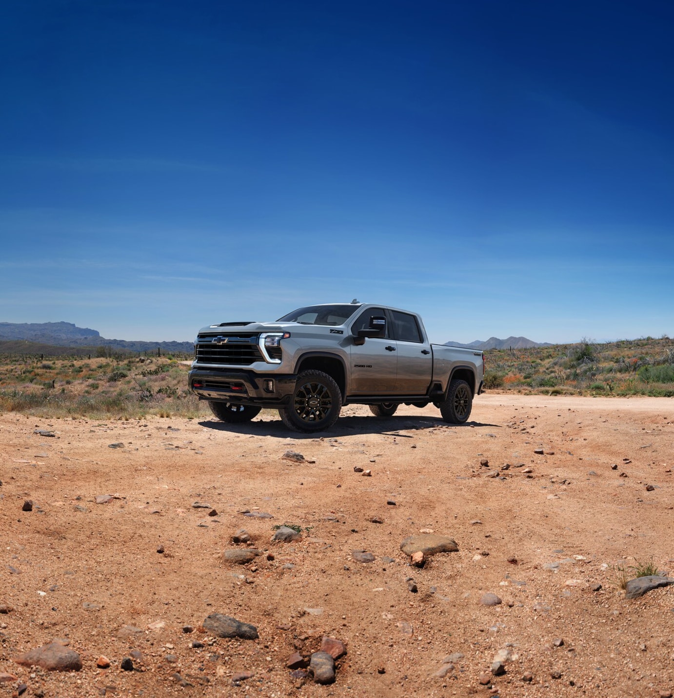  Chevy Silverado 2500 pulling a camper