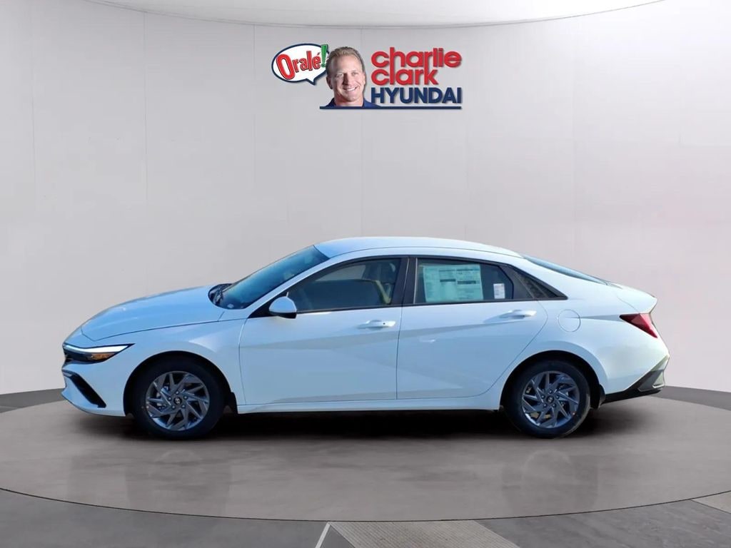 New 2026 Hyundai Elantra Hybrid Blue Sedan