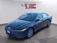 2026 Hyundai Elantra Hybrid Blue Sedan