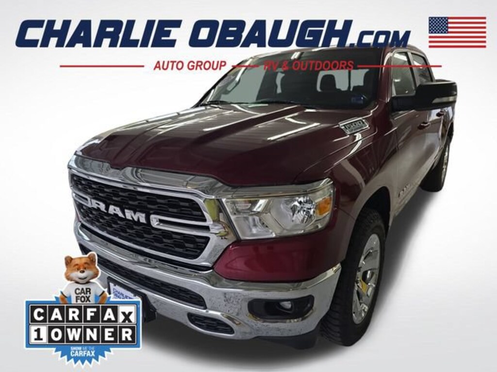 Used 2022 Ram 1500 Big Horn Crew Cab 4x4 57 Box Truck
