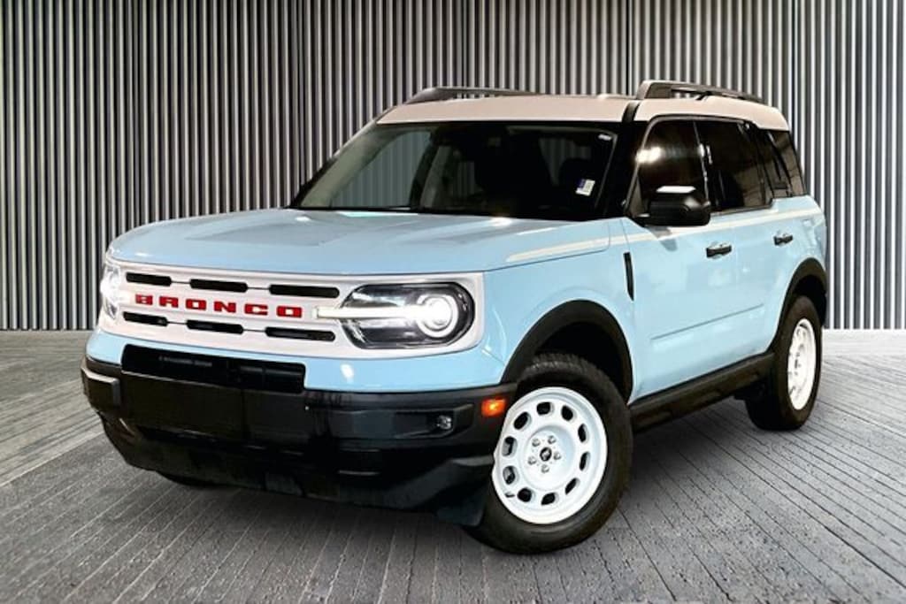 Used 2024 Ford Bronco Sport Heritage in Robin's Egg Blue SUV