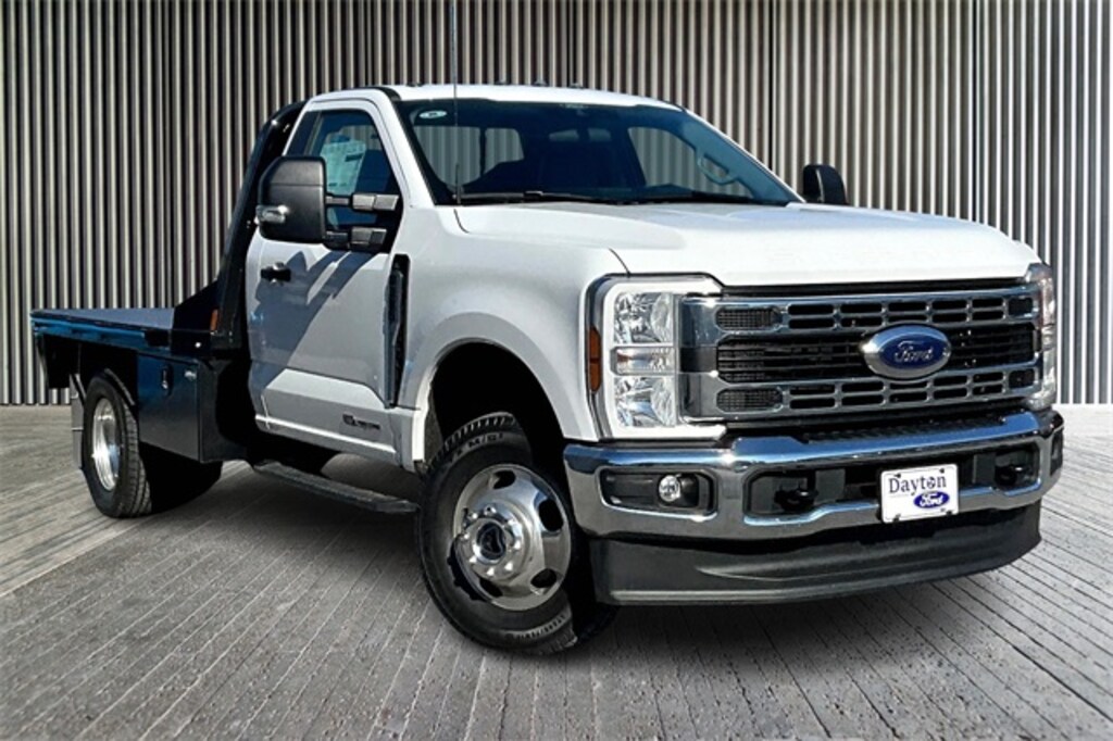 New 2025 Ford F-350 Chassis XL DRW w/CM Flat Bed & Tool Boxes Truck Regular Cab