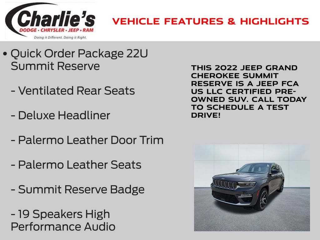 2022 Jeep Grand Cherokee Summit Reserve - Photo 19