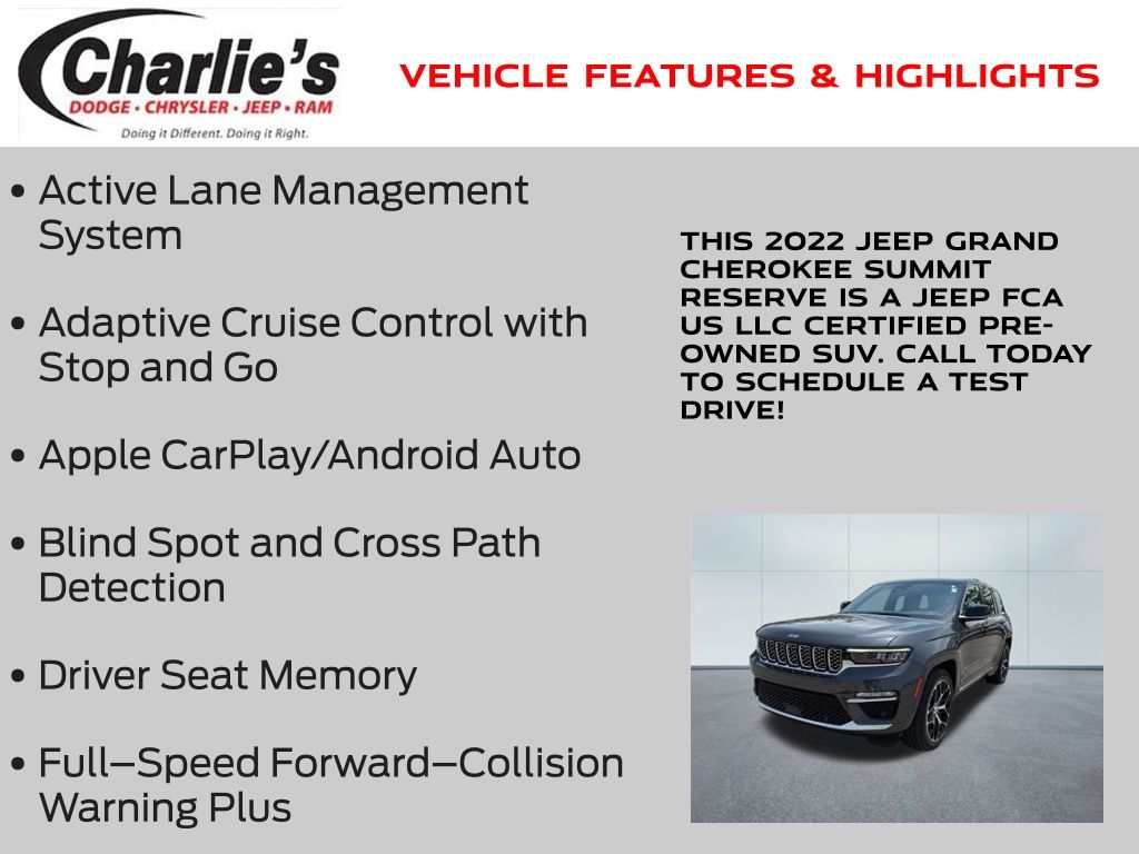 2022 Jeep Grand Cherokee Summit Reserve - Photo 7