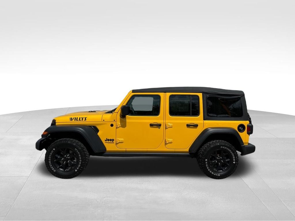 Certified 2021 Jeep Wrangler Unlimited Willys with VIN 1C4HJXDG6MW543288 for sale in Maumee, OH