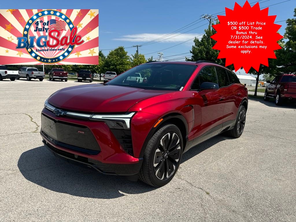Used 2024 Chevrolet Blazer EV RS with VIN 3GNKDCRJ5RS132288 for sale in Maumee, OH