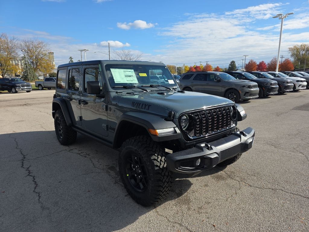 New 2026 Jeep Wrangler 4-DOOR WILLYS Sport Utility