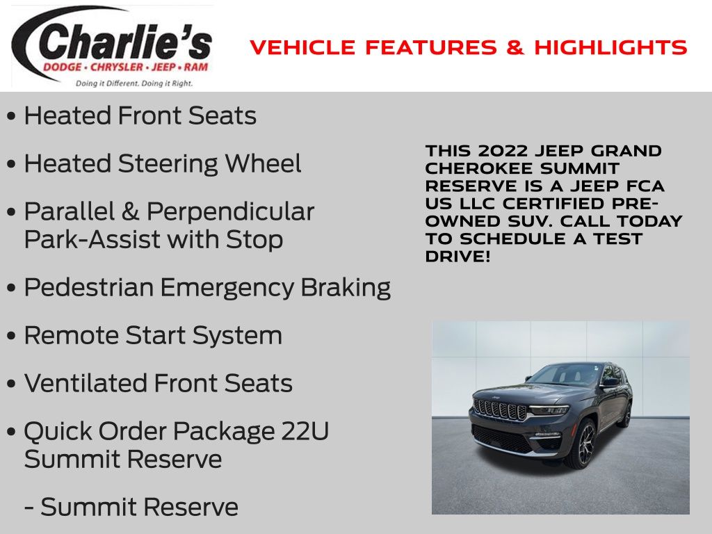 2022 Jeep Grand Cherokee Summit Reserve - Photo 13