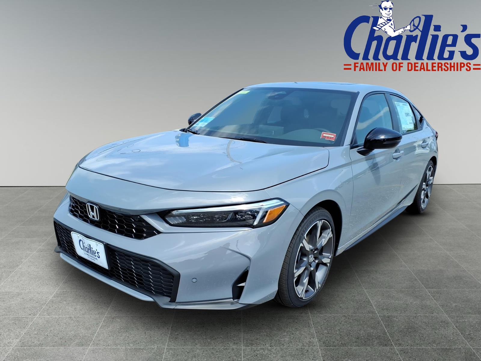 Urban Gray Pearl 2026 Honda Civic Hybrid Hatchback Front-Wheel Drive Continuously Variable Transmission