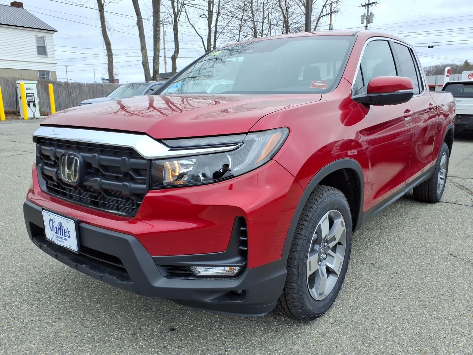 Radiant Red MET 2026 Honda Ridgeline RTL AWD Pickup Truck All-Wheel Drive 9-Speed Automatic