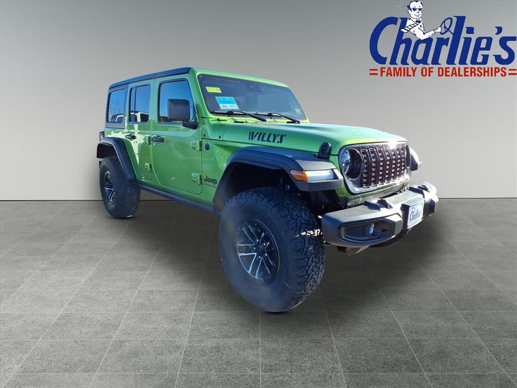 New 2025 Jeep Wrangler 4-DOOR WILLYS Sport Utility