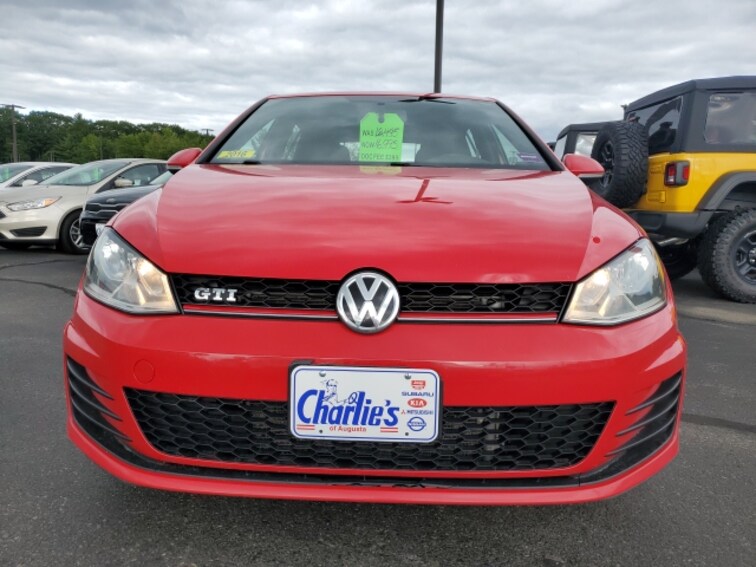 Used 2016 Volkswagen Golf Gti For Sale Augusta Me Vin