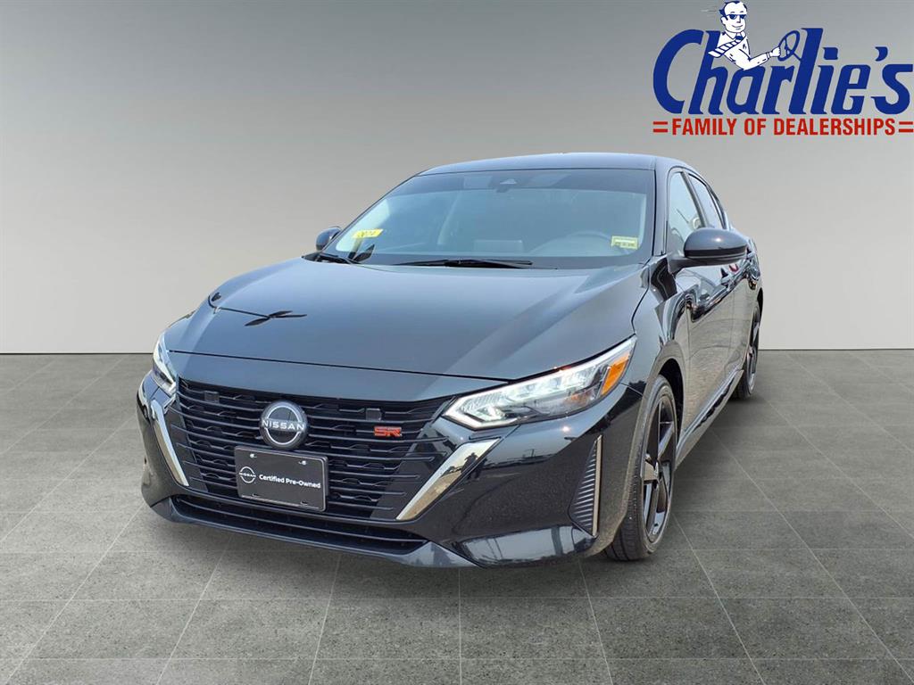 Super Black 2024 Nissan Sentra SR FWD Sedan Front-Wheel Drive Continuously Variable Transmission