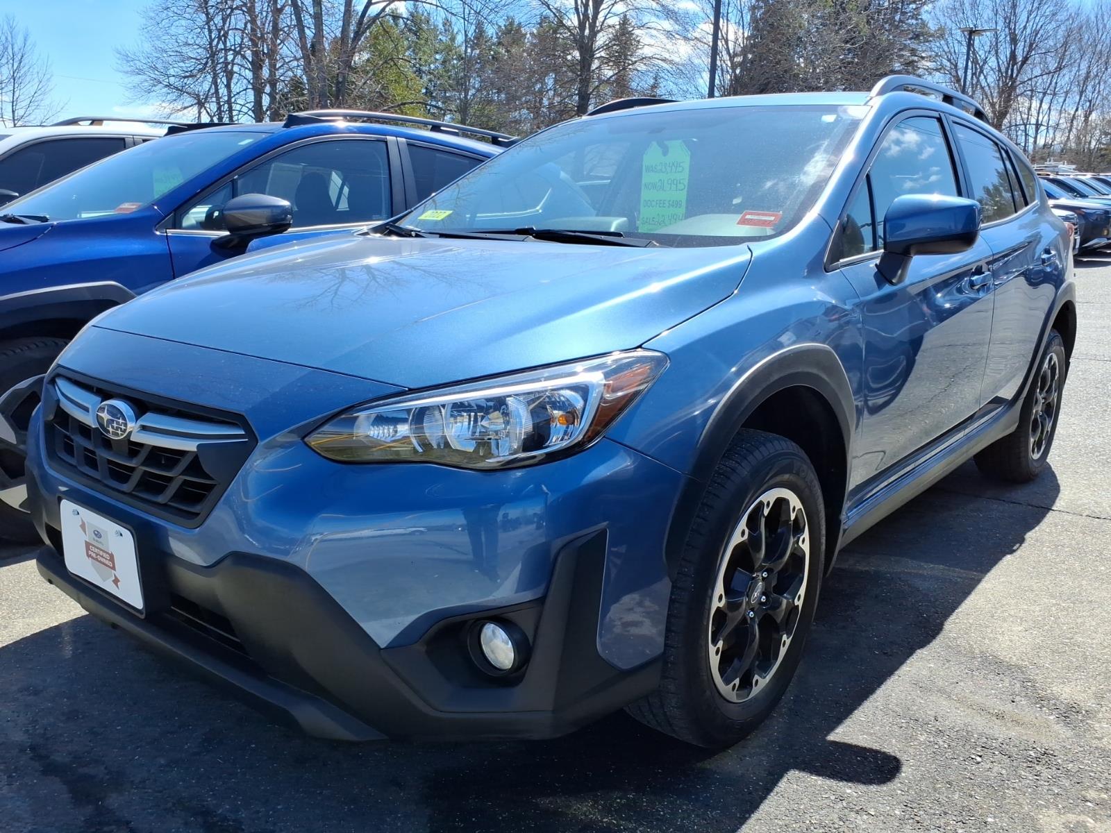 Horizon Blue Pearl 2022 Subaru Crosstrek Premium AWD SUV / Crossover All-Wheel Drive Manual