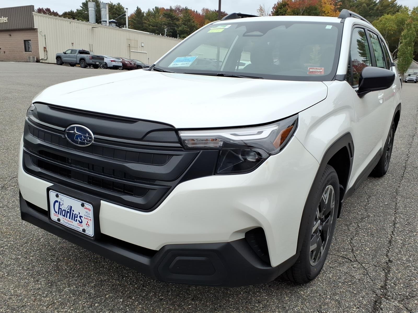 Crystal White Pearl 2026 Subaru Forester SUV / Crossover All-Wheel Drive Continuously Variable Transmission