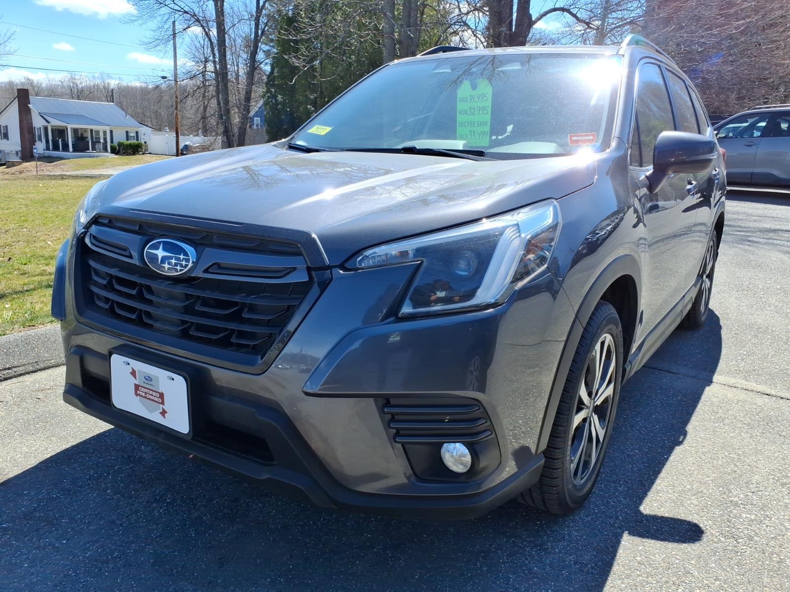 Magnetite Gray 2023 Subaru Forester Limited Crossover AWD SUV / Crossover All-Wheel Drive Continuously Variable Transmission