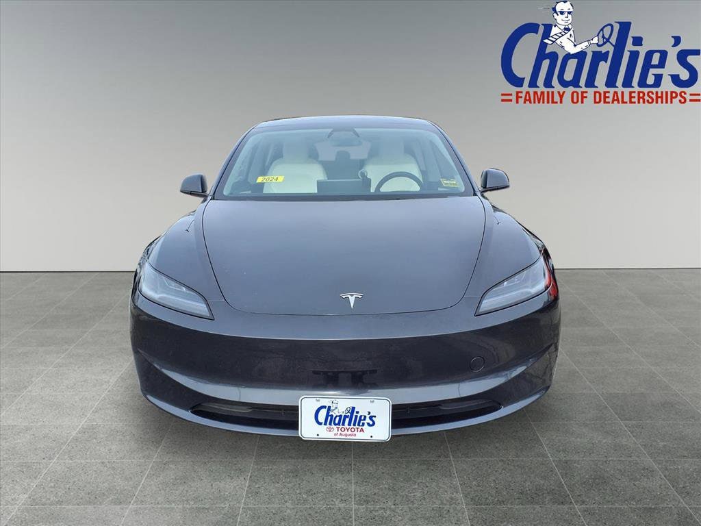Used 2024 Tesla Model 3 Base with VIN 5YJ3E1EA5RF866801 for sale in Augusta, ME