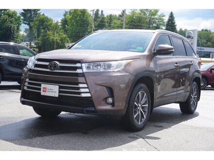 Featured Used 2019 Toyota Highlander XLE V6 SUV for Sale near Waterville, ME