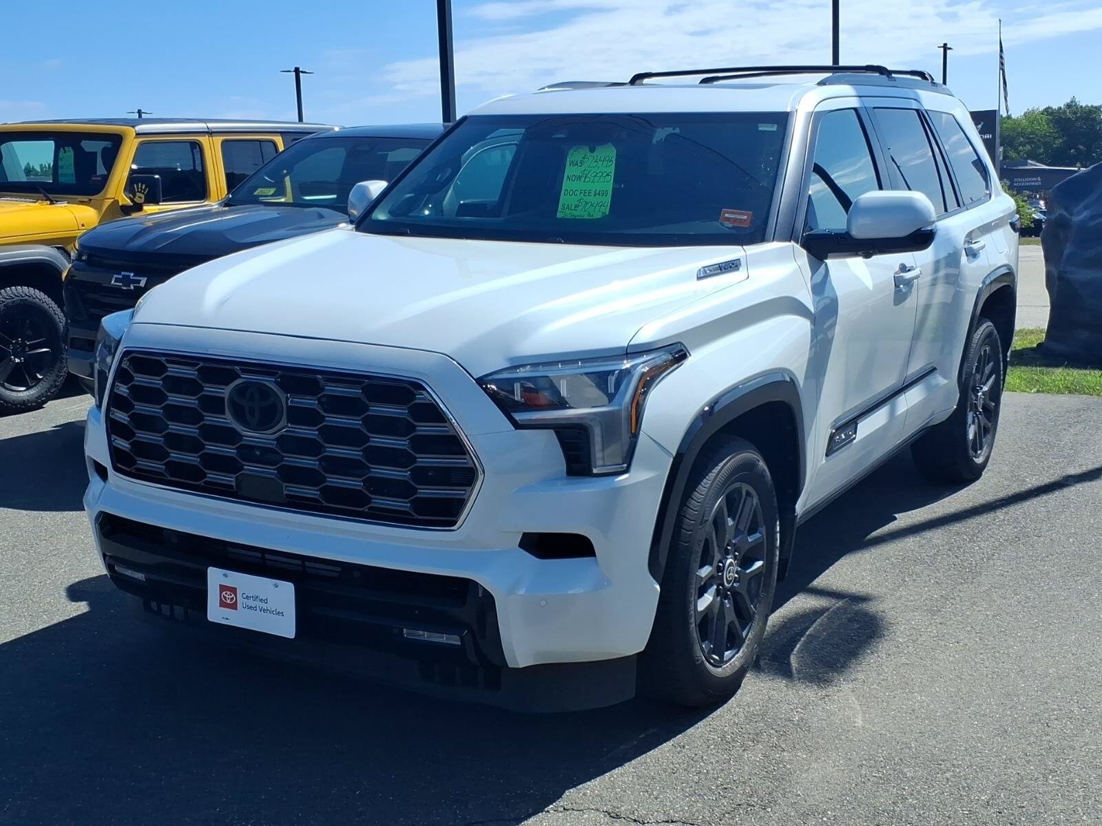 White (Wind Chill Pearl) 2024 Toyota Sequoia SUV / Crossover Four-Wheel Drive Automatic