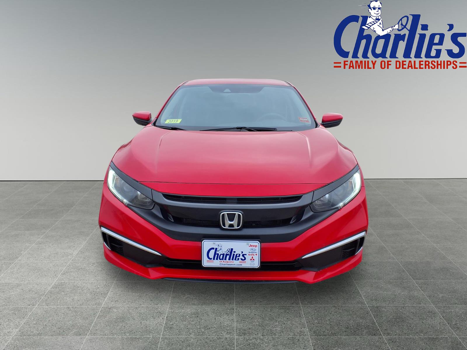 Used 2019 Honda Civic LX with VIN 2HGFC2F65KH550691 for sale in Augusta, ME
