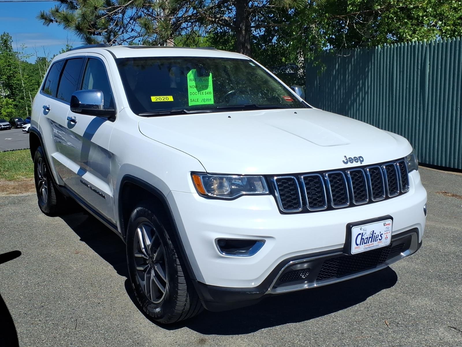 Used 2020 Jeep Grand Cherokee Limited with VIN 1C4RJFBG0LC178981 for sale in Augusta, ME