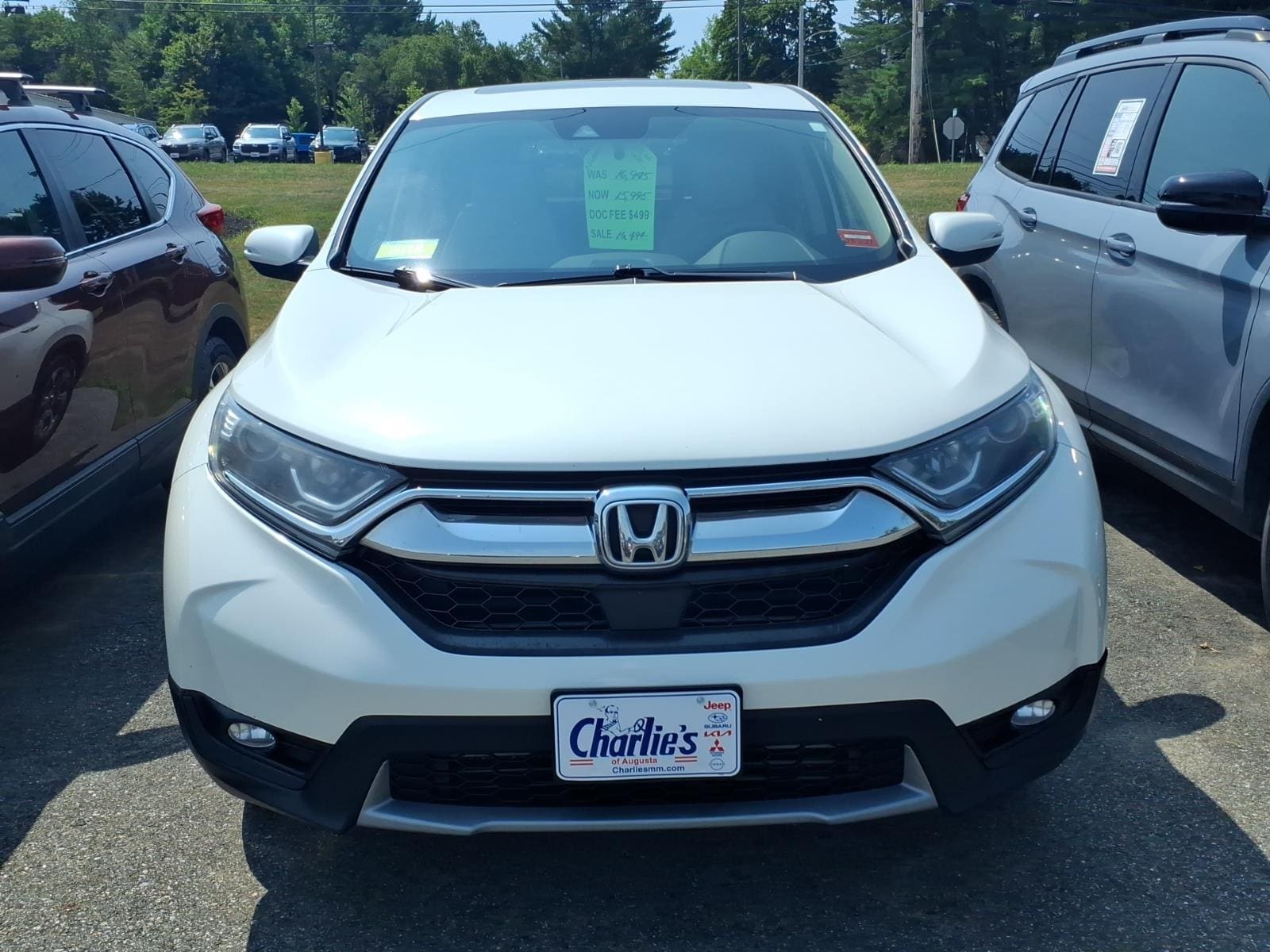 Used 2018 Honda CR-V EX with VIN 2HKRW2H52JH665472 for sale in Augusta, ME