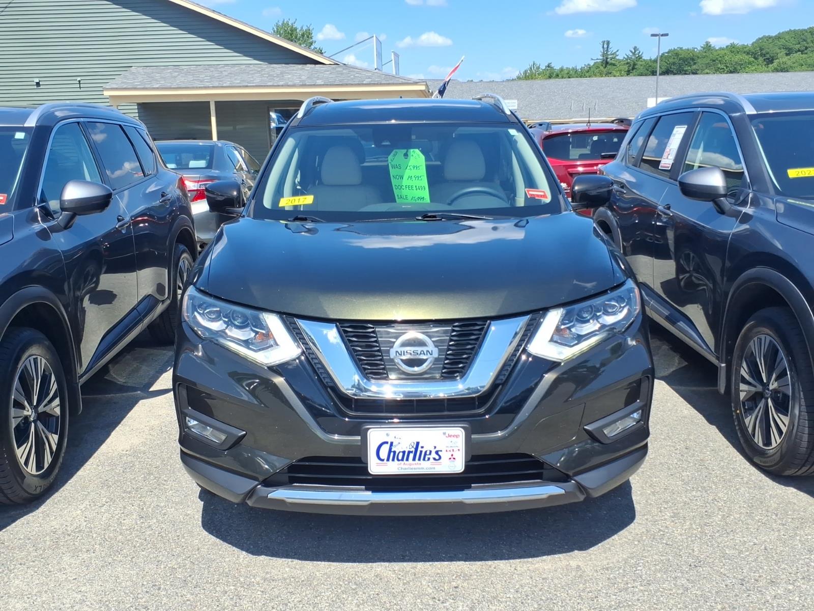 Used 2017 Nissan Rogue SL with VIN 5N1AT2MV8HC843107 for sale in Augusta, ME