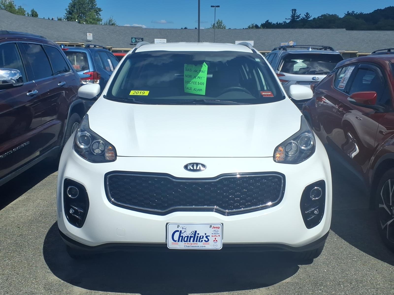 Used 2019 Kia Sportage LX with VIN KNDPMCAC9K7578573 for sale in Augusta, ME