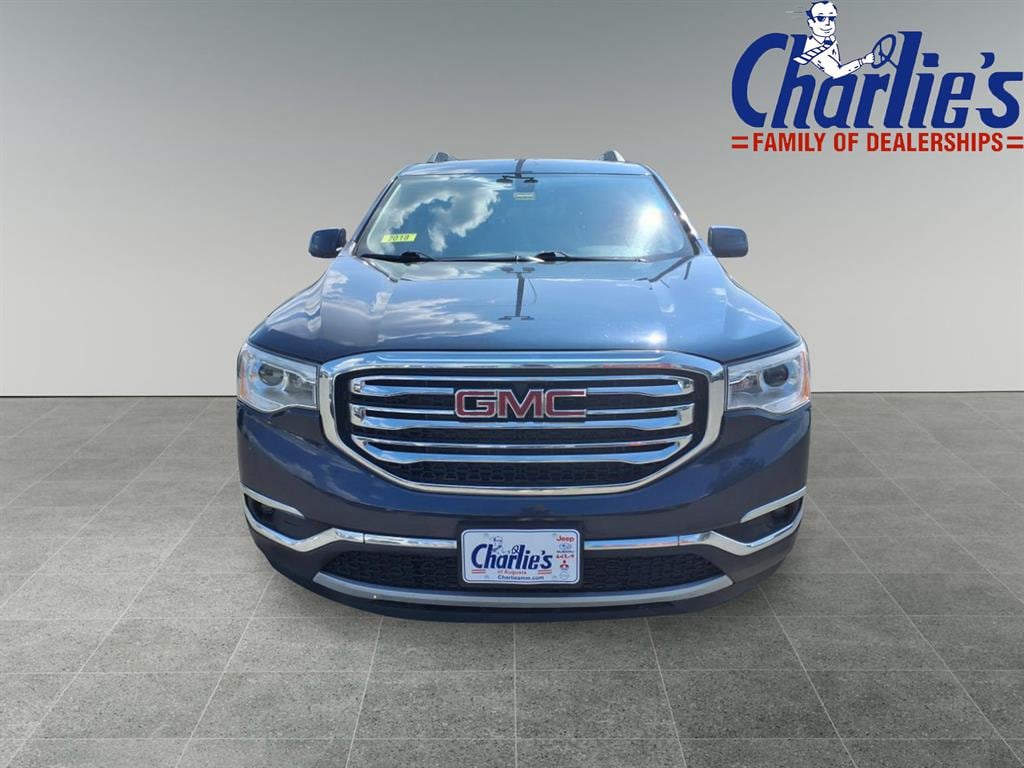 Used 2018 GMC Acadia SLE-2 with VIN 1GKKNSLS5JZ243341 for sale in Augusta, ME