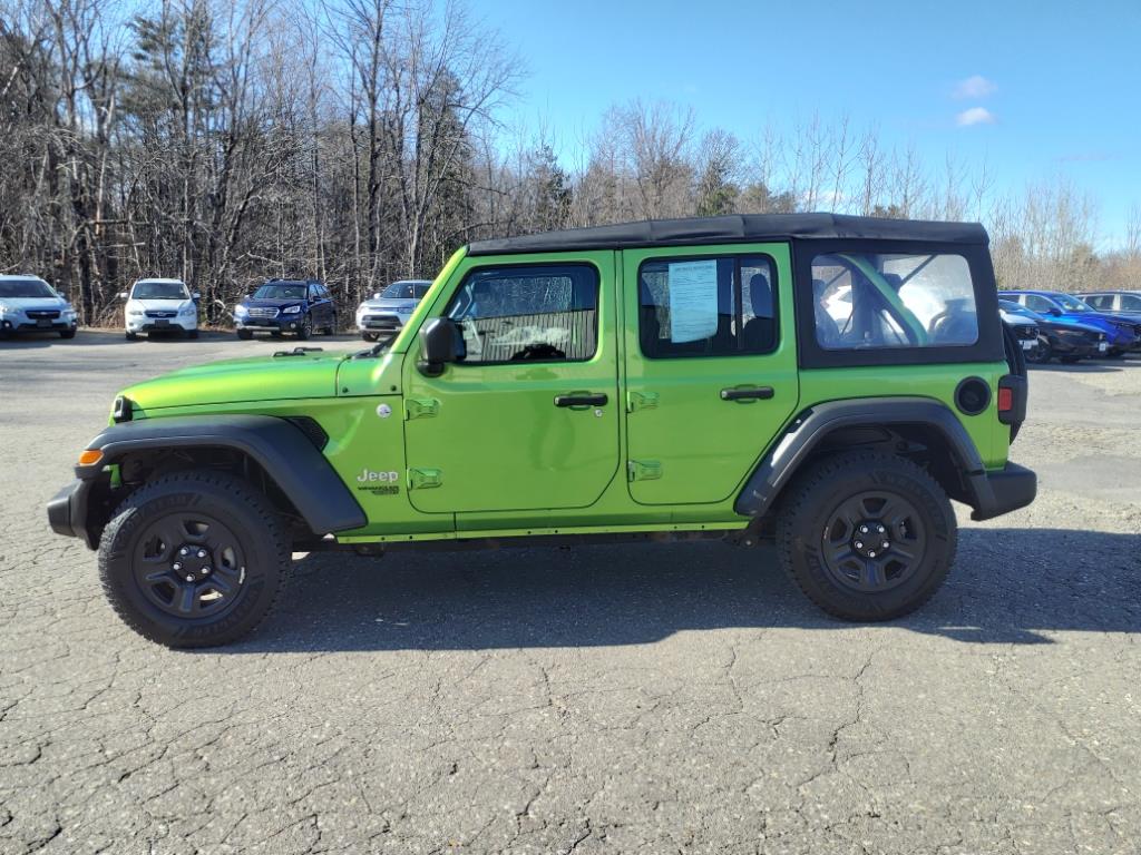 Used 2018 Jeep All-New Wrangler Unlimited Sport with VIN 1C4HJXDG3JW240772 for sale in Winthrop, ME