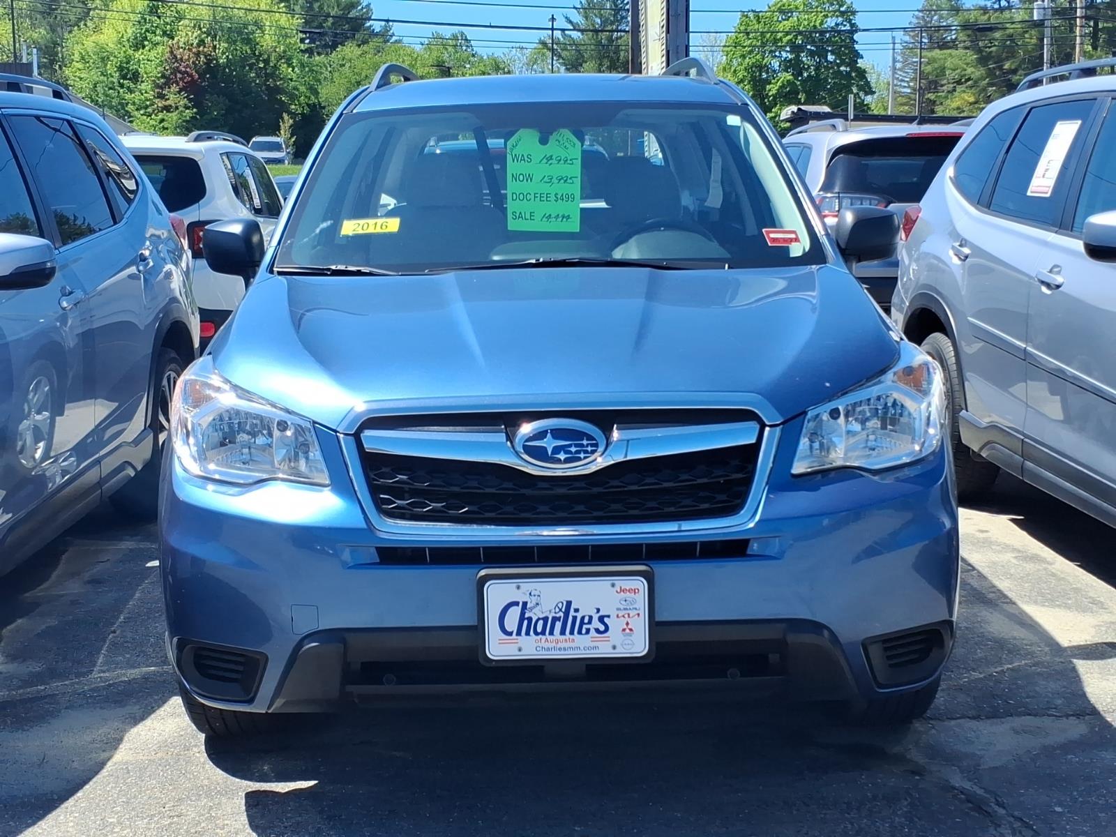 Used 2016 Subaru Forester i with VIN JF2SJABC8GH492826 for sale in Augusta, ME