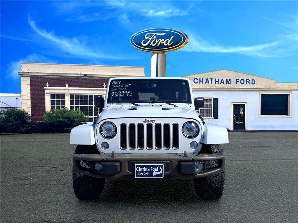 Used 2017 Jeep Wrangler Unlimited 75th Anniversary with VIN 1C4BJWEG8HL550958 for sale in Chatham, MA