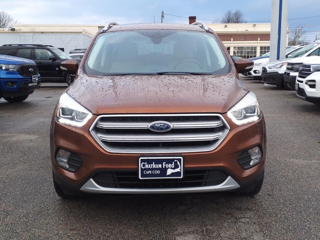 Used 2017 Ford Escape Titanium with VIN 1FMCU9JD2HUD98853 for sale in Chatham, MA