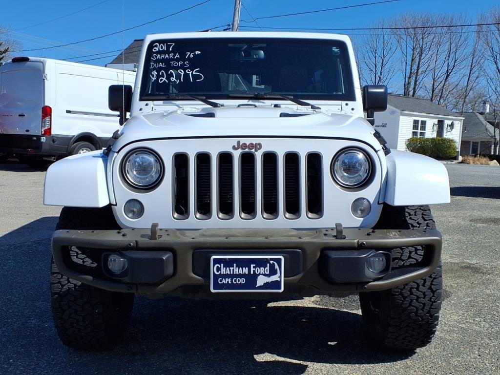 Used 2017 Jeep Wrangler Unlimited 75th Anniversary with VIN 1C4BJWEG8HL550958 for sale in Chatham, MA