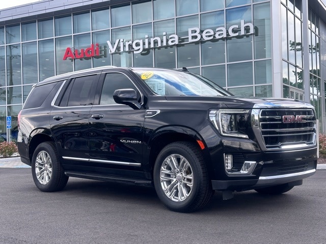 Used 2021 GMC Yukon SLT with VIN 1GKS1BKD1MR267929 for sale in Virginia Beach, VA