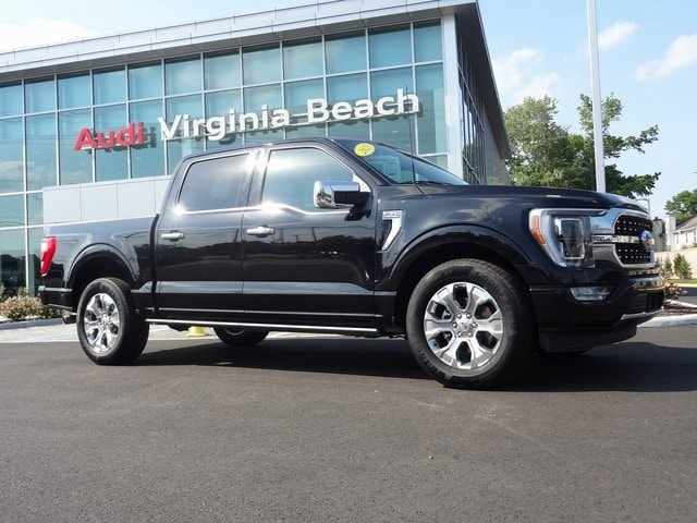 Used 2023 Ford F-150 Platinum with VIN 1FTEW1C85PFA61279 for sale in Virginia Beach, VA