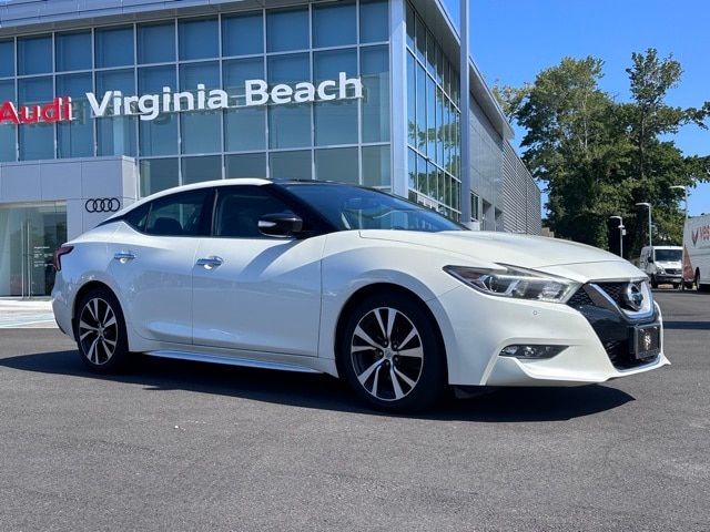 Used 2017 Nissan Maxima SL with VIN 1N4AA6AP7HC422623 for sale in Virginia Beach, VA