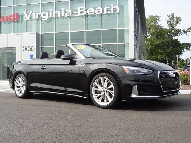 Used 2022 Audi A5 Cabriolet Premium with VIN WAU2AGF50NN005725 for sale in Virginia Beach, VA