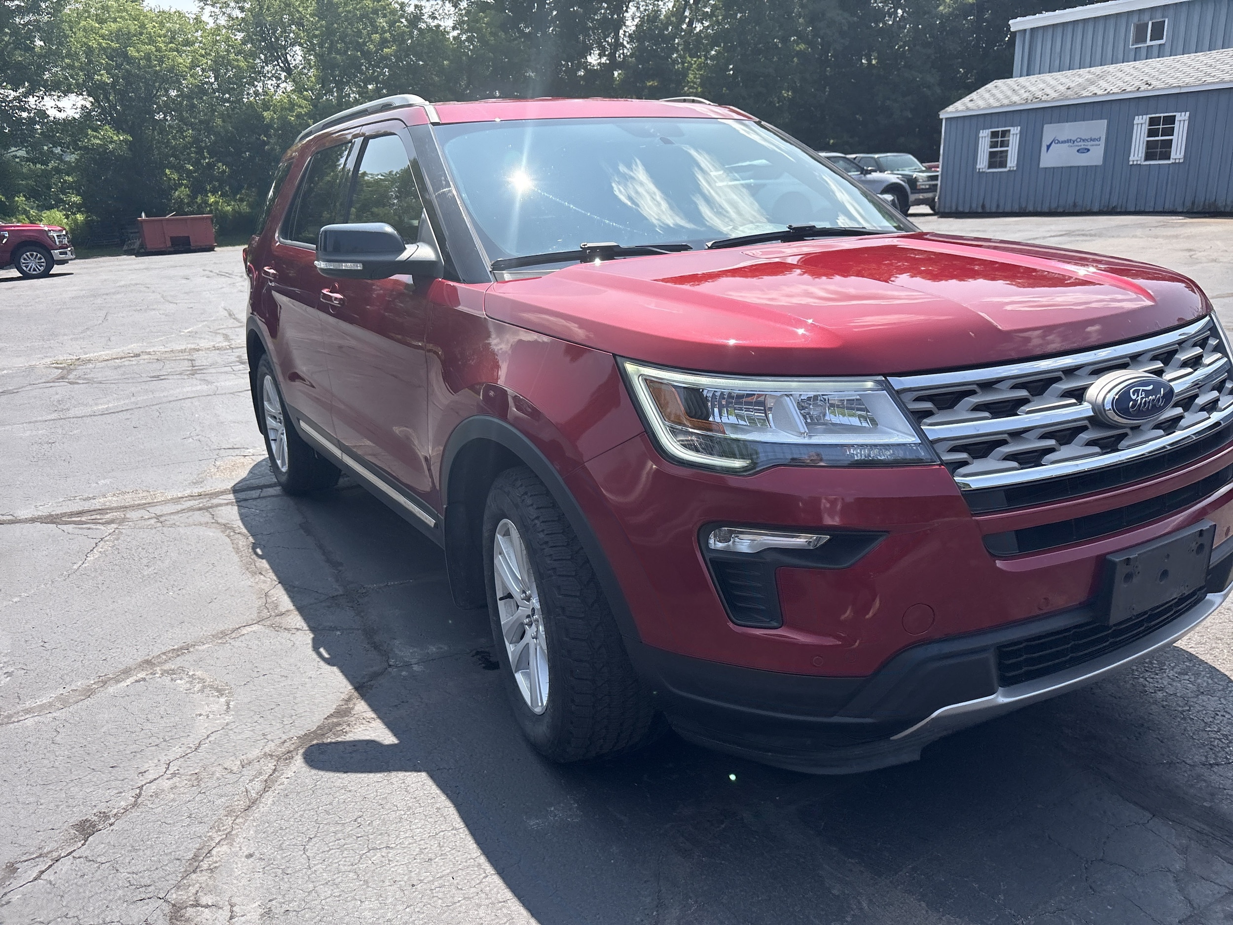 Used 2018 Ford Explorer XLT with VIN 1FM5K8D88JGA75547 for sale in Greene, NY